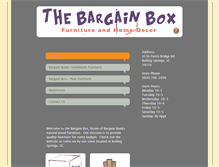 Tablet Screenshot of bargainbunks.com